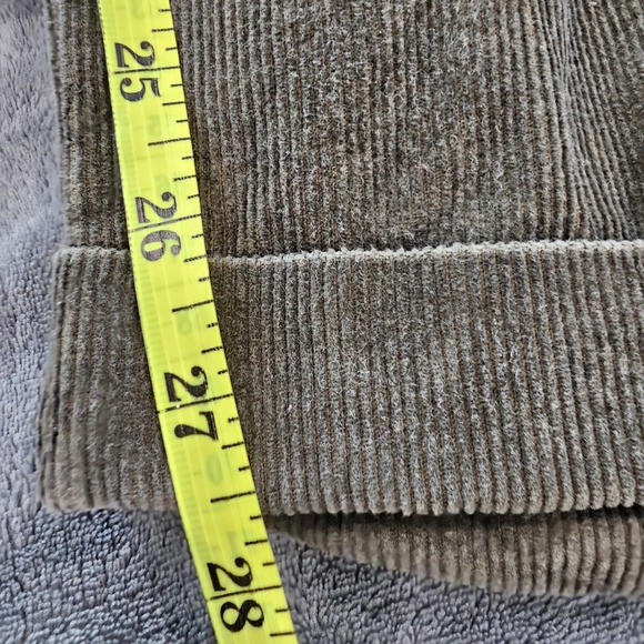 Dockers Mens Corduroy Pants Olive Green Relaxed Fit Pleated W38 L29 - Picture 4 of 6